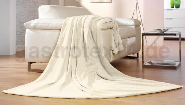 Mikrofaserdecke Memphis Premium creme